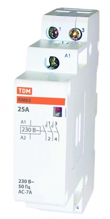 TDM ELECTRIC SQ0213-0002 Контактор модульный КМ63/2-25 2НО TDM